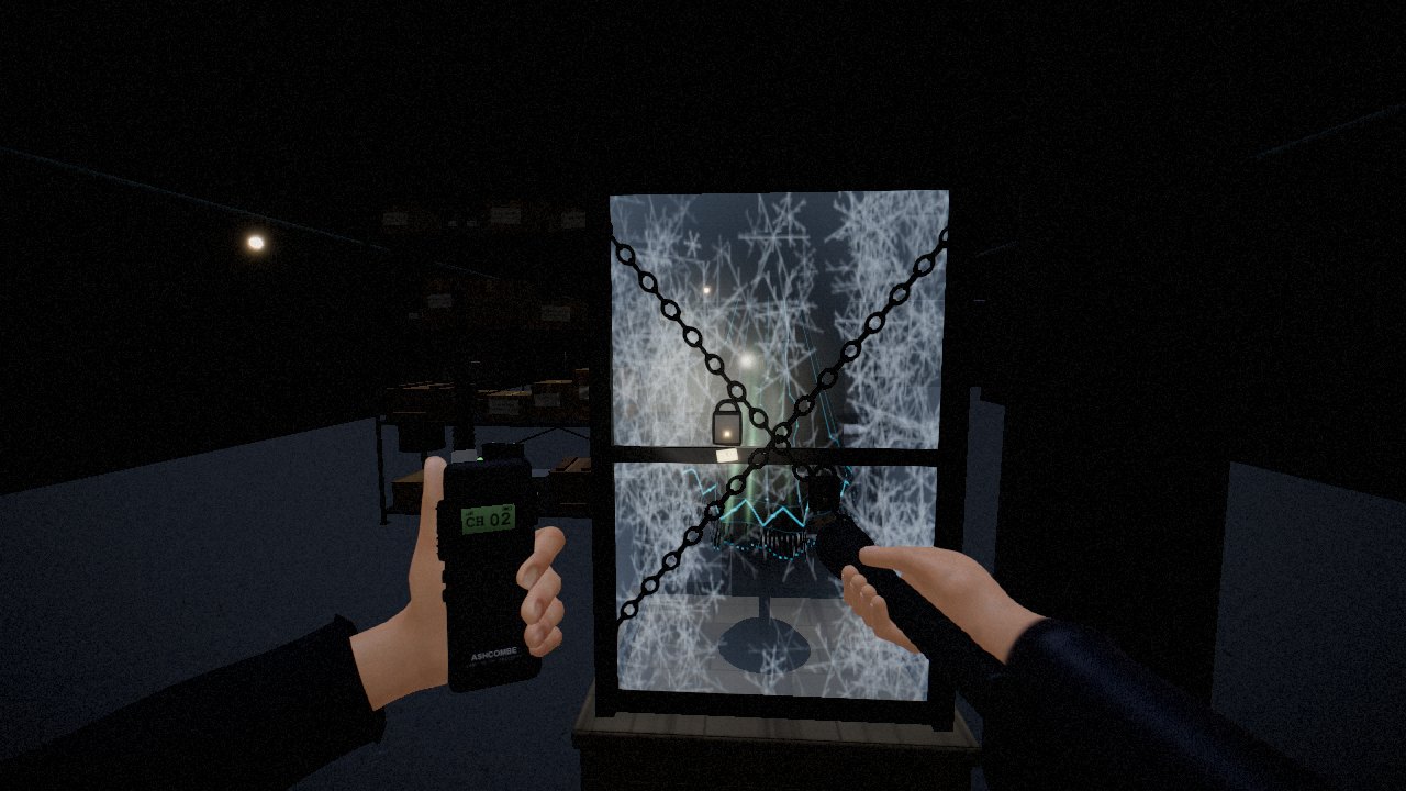 The Phase cloak, chained in its reliquary in the basement